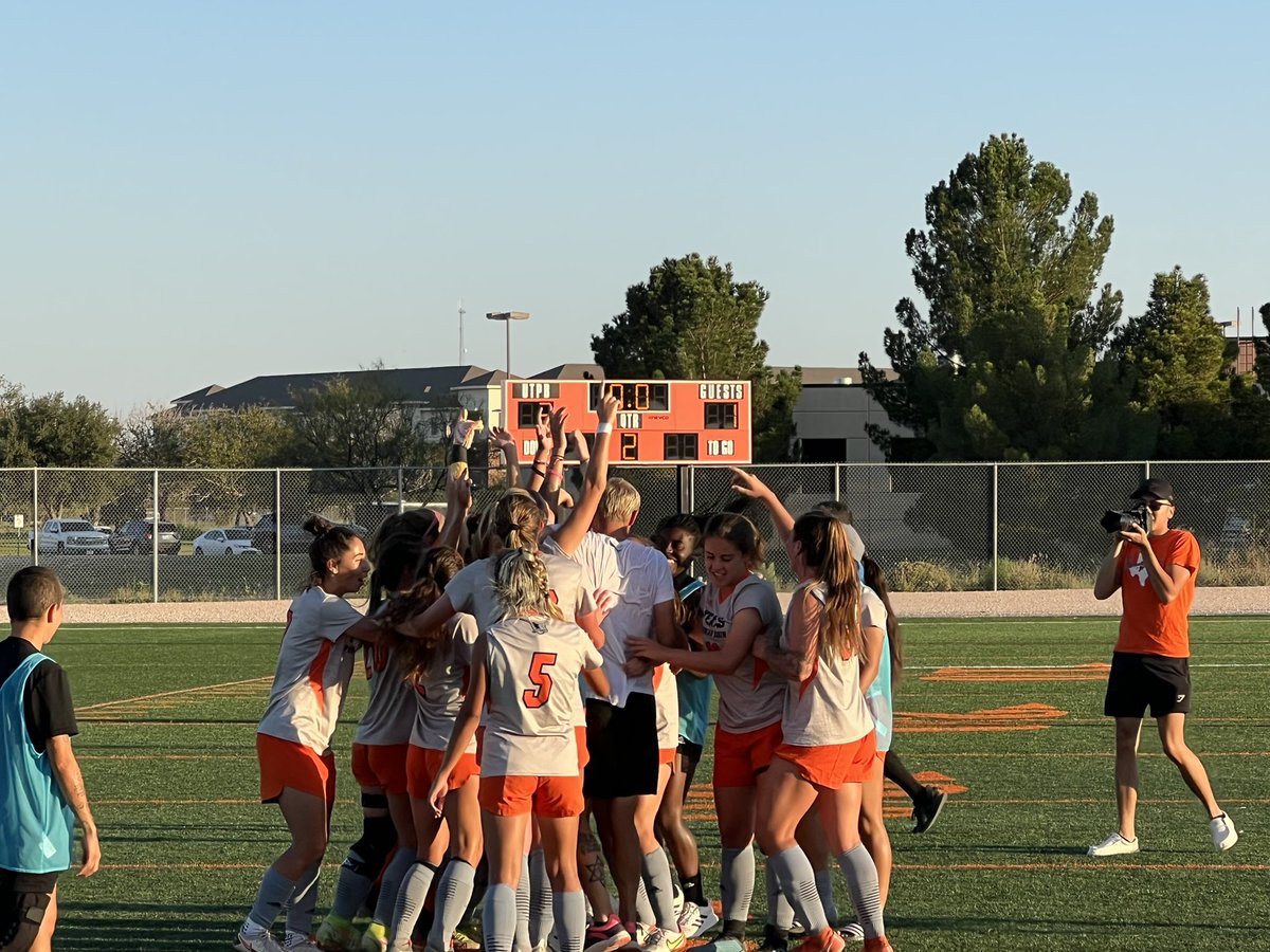 <a href="/utpbwsoccer/">UTPB Soccer</a> upsets #24 ranked Angelo St 2-1 tonight! #FalconsUp🤙  #PursueExcellence
