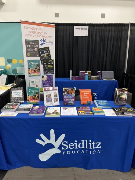 ValentinaESL's tweet photo. I โค๏ธ books! Check out ALL of the choices at booth 509 Thereโs something for everyone ๐@Seidlitz_Ed #WIDA2022 #PortraitsOfCollab #ReadingWritingELs #BoostingAchievement #Math4ELs #IfUOnlyKnewBook #TomaLaPalabra #7Steps #DIYPD #7StepsLOTE https://t.co/sfP9e50Len