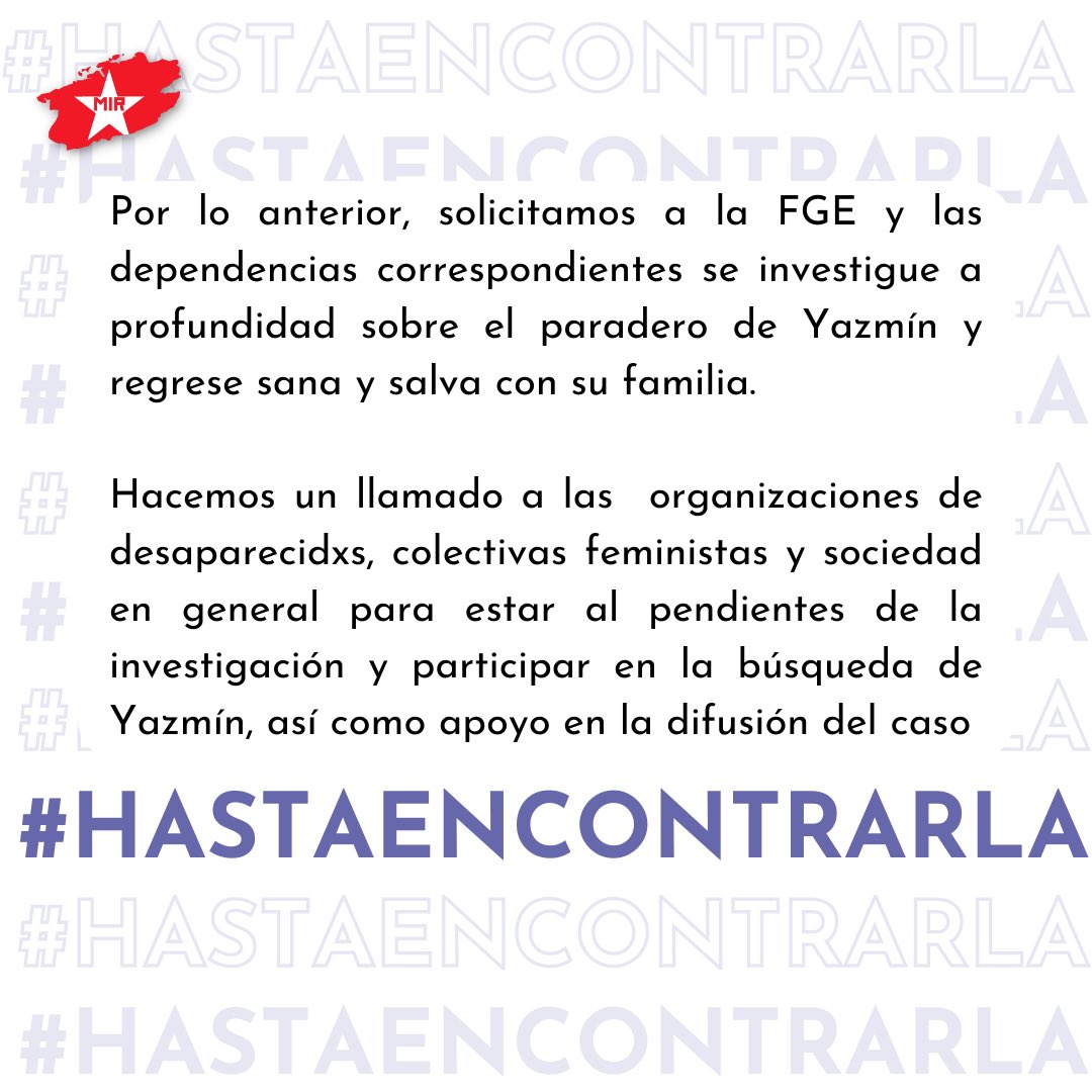 mirmexico's tweet photo. Solicitamos su apoyo para la búsqueda y localización de Yazmin Rodríguez Vieyra, desaparecida el 24 de septiembre en Galaxia Tarímbaro, Michoacán. Si tienes alguna información comunícate al 800 614 2323. Favor de compartir.
#AlertaAlbaMichoacán #TeBuscamosYazmín #HastaEncontrarla https://t.co/fe4JkcLbcW
