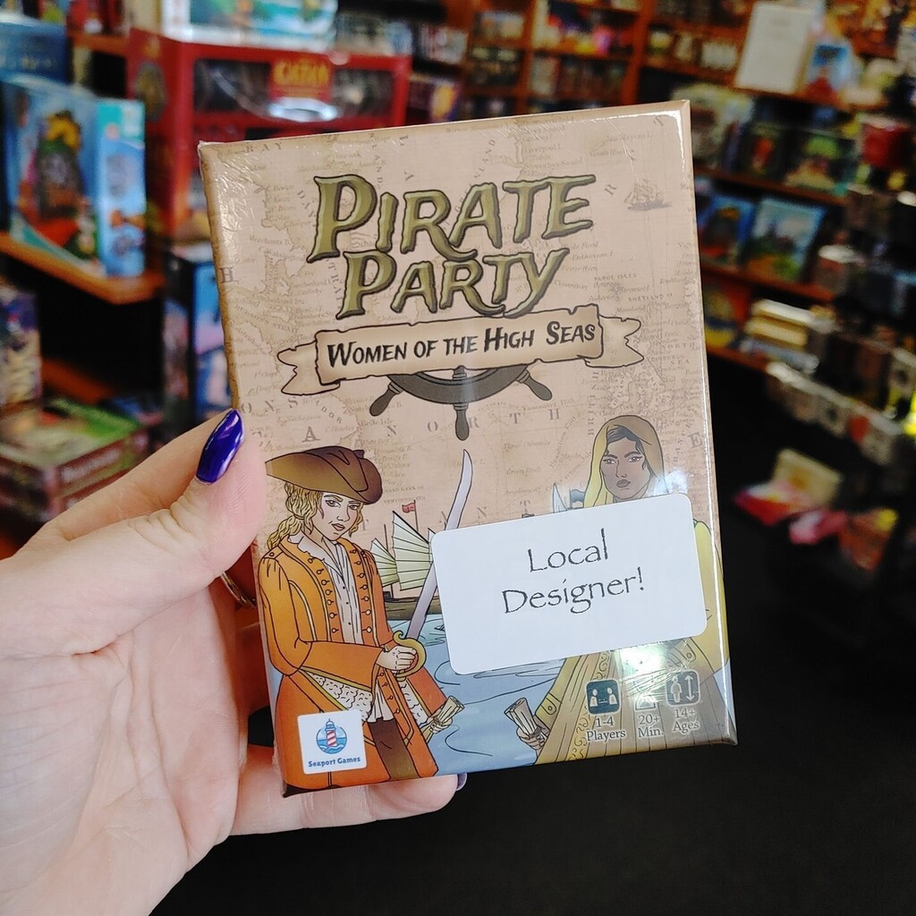 MeeplesGames's tweet photo. We love local game designers! Check out Pirate Party Women of the High Seas, one of the newest games in the store. In this competitive 1-4 player card game, players race to collect sets of cards.
#meeplesgames #localgames #westseattle #cardgames … https://t.co/KZO53dAIGO https://t.co/m2FPjCDzIJ
