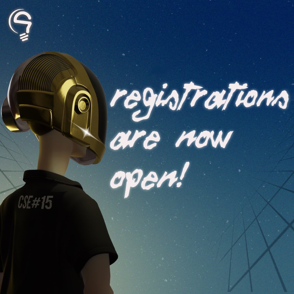 CSESI_Club's tweet photo. Finally, the long-awaited day has arrived! We are excited to announce that registration is now open! โจ๏ธ
What are you waiting for? Get lucky and become a member of the CSE family!
All you have to do is fill out the following form ๐
https://t.co/SvHwmSgdxT
#cse #cse15 #ESI https://t.co/XdDP98pvIb