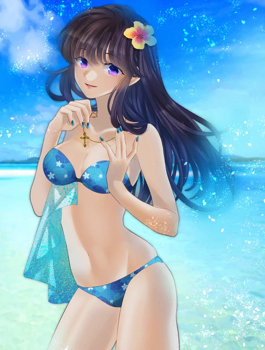 #あなたのあお色の作品を見せてください