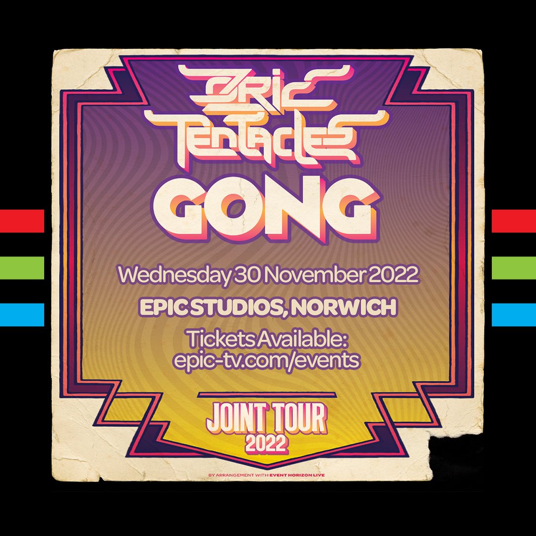 >@gongplanet are coming out to play on a Joint Tour with the amazing @OZRICSOFFICIAL which visits #Norwich on Wednesday 30th November 2022. You can read more here - ow.ly/fKrK50JiuWj