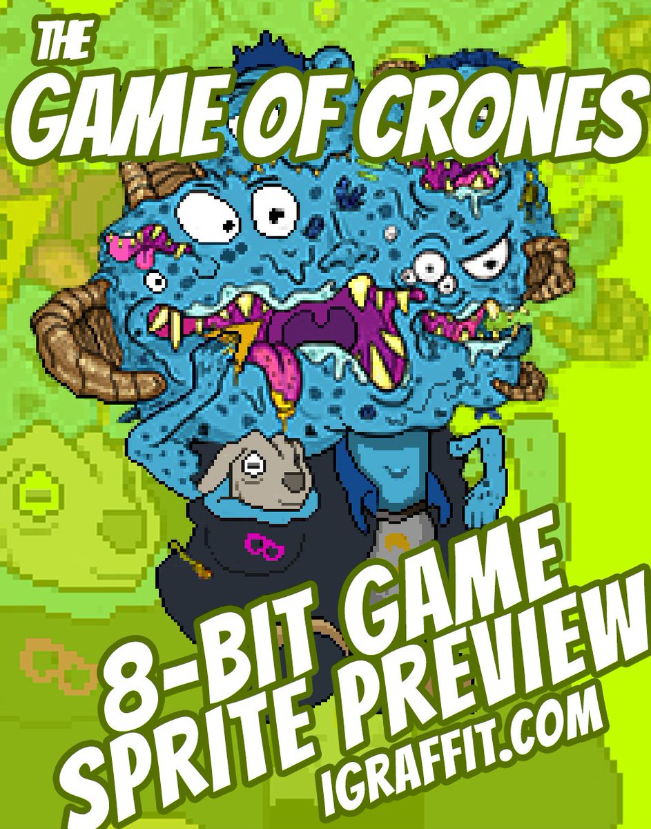 sircrone's tweet photo. Still a #WIP but here is a quick #8bit preview!
#GameOfCrones #sprites #gamesprites #8bitgame #gameprogramming #ravencoin
Not completely "8-bitted" but its getting there. Then i need to animate each one... Oooofff! https://t.co/hRyyepVTKR