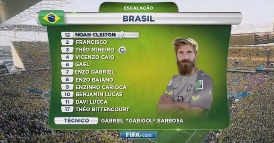 pietrodelgado14's tweet photo. “Ah, mas o Brasil vem fraco pra copa de 2042, não tem nenhuma chance!”

O Brasil na Copa do Mundo 2042: https://t.co/tvrOOPcwN4