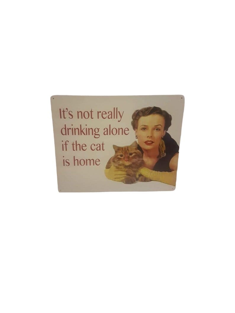 Kitchenconext's tweet image. Really cute tin cat sign tuppu.net/b6f3b343 #kitchenconnection #Etsy #CatSign