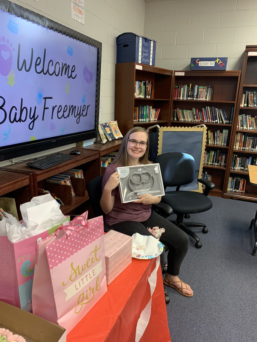 NEN2ndgrade's tweet photo. Celebrating our preschool teacher and her new bundle of joy!! We ❤️ snuggles and the new addition to our NEN family. @NENbluejays https://t.co/QFEKUOeeI1