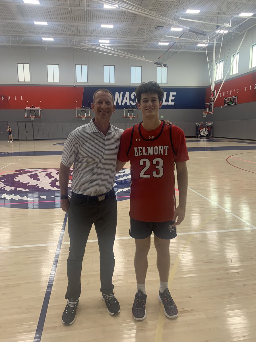 Great to be back on campus and watch <a href="/BelmontMBB/">Belmont Basketball</a> practice and see <a href="/JakeDykstra3/">Jake Dykstra</a>!