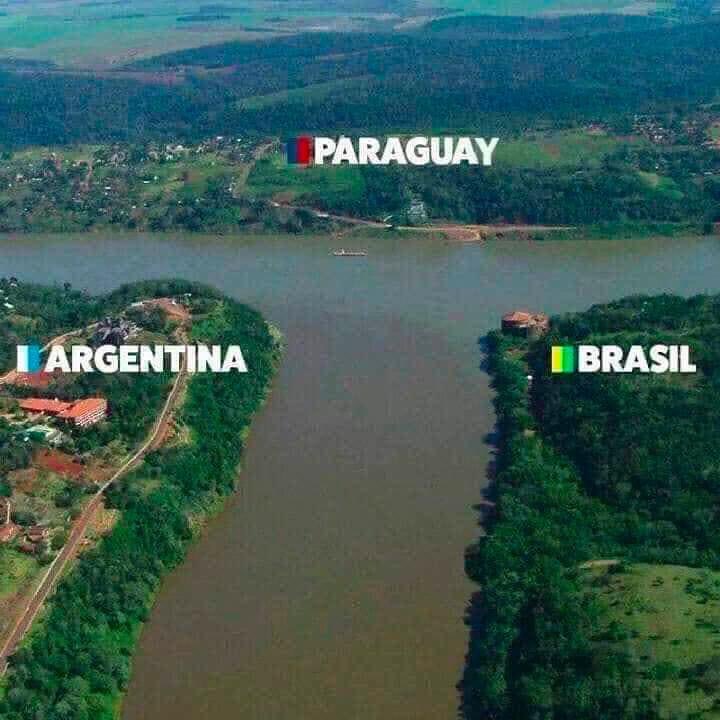 EnsedeCiencia's tweet photo. La Triple Frontera. https://t.co/w0wz3vCmBI