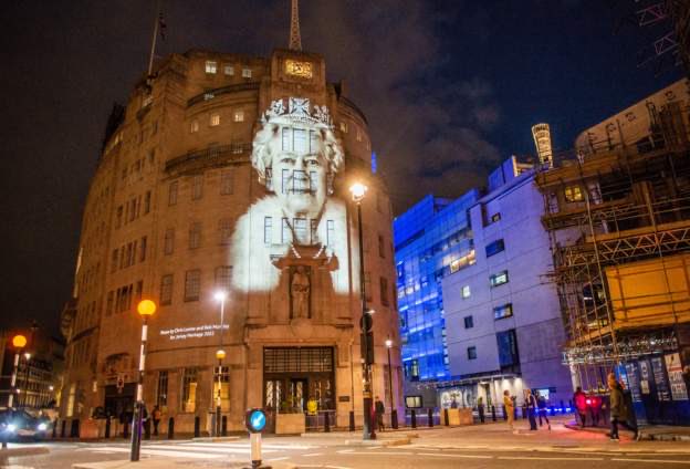 I asked the BBC, via email, who decided to put a picture of the Queen above a statue done by a paedophile who raped his daughters and the family dog, but they ignored that question.  Why?  #BBC