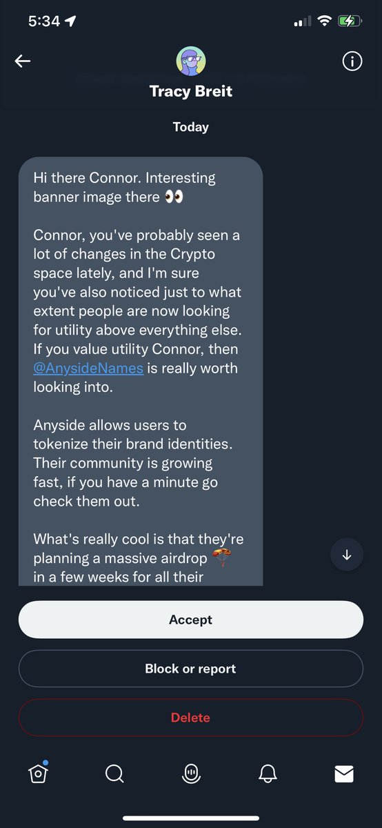 Connor tweet media