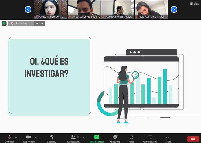 CEEAD's tweet photo. ¿Qué es #investigar? En la sesión de hoy el #ProgramaSemillaCEEAD, hablamos sobre metodología de la investigación, para qué sirve, elementos básicos, etc. https://t.co/zBt69XsRIF