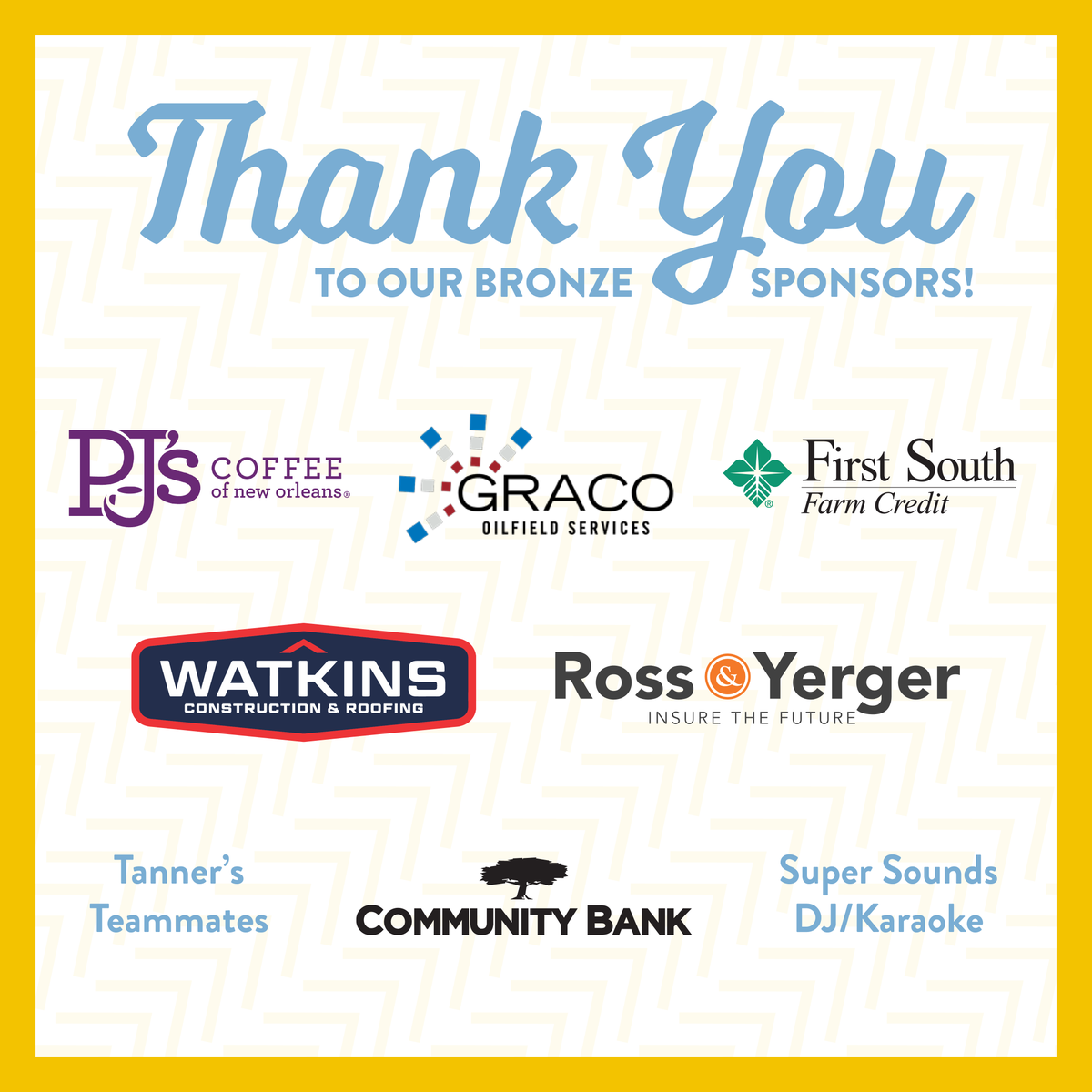 _cmdss_'s tweet photo. Thank You To Our Bronze Sponsors! #CMDSS #BuddyWalk https://t.co/Sorvw7cqux