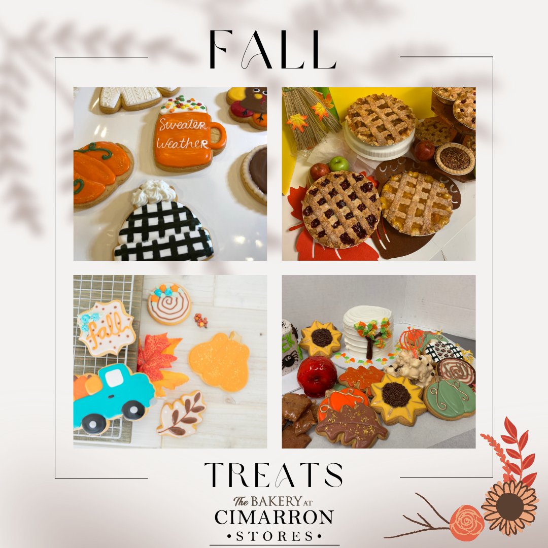 cimarronfastop's tweet photo. Order all your fall favorites from us today! 🍂 🍁 
📲 Junction: 361-573-0052
📲 Express: 361-576-9838

#CimarronBakery #BakeryatCimarron #Bakery #Fall #FallTreats #Treats #Order #BakedGoods https://t.co/pn6vA9WKBX
