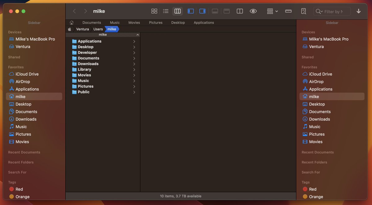 Cocoatech's tweet photo. We are adding an additional editable sidebar for your favorites to make your world easier, but due to some design limitations, we can either do design 1 or design 2. Which do you prefer?
#design #mac #cocreate #helpadesigner #helpadeveloper #cocoatech #pathfinder #help https://t.co/DfxTJ4mOMu