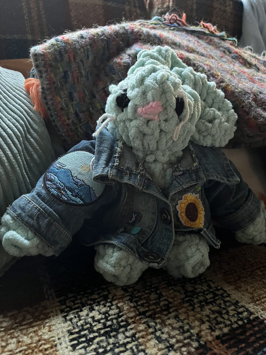 #TodaysReminder You don’t have to be a kid to have stuffed animals. Meet my buddy, Peter Kropotkin Tail. My friend, Hayden, made him for me for my bday, and the little guy wants to abolish capitalism as much as I do.