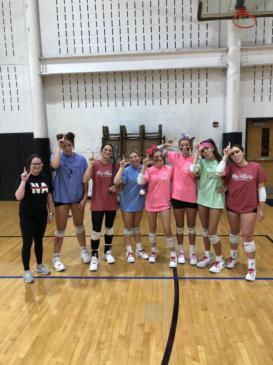 NA Bulldog Volleyball (@nabulldogvball) on Twitter photo Inaugural Wiffle Ball game. The Seniors, Coach Jennifer, and Coach Wood (Team Black) defeated the Juniors, Sophomores, Freshmen, and Coach Biggie (Team Red) by a score of 22-1
<a href="/NewAlbany_SB/">New Albany Softball 🥎</a> I think we have 6 potential softball STUDS! Inaugural Wiffle Ball game. The Seniors, Coach Jennifer, and Coach Wood (Team Black) defeated the Juniors, Sophomores, Freshmen, and Coach Biggie (Team Red) by a score of 22-1
<a href="/NewAlbany_SB/">New Albany Softball 🥎</a> I think we have 6 potential softball STUDS!