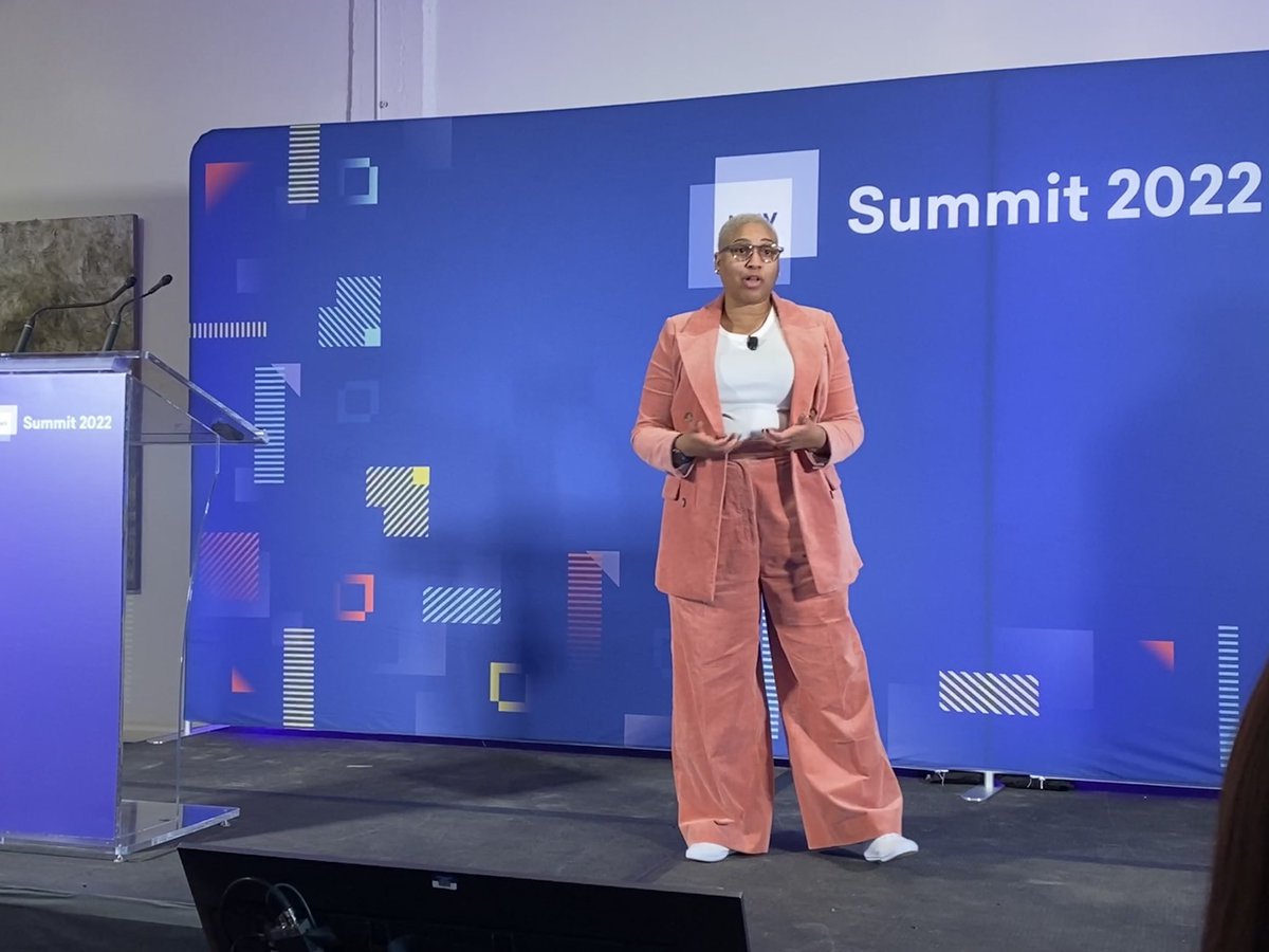 jenntacheff's tweet photo. Excited to be at the #NMVSummit22 this week! Looking forward to hearing pitches from @newmediaventure portfolio companies and participating in some crucial conversations around progressive innovation. This community, day and kickoff has been magic! https://t.co/qCIm9D0GaS