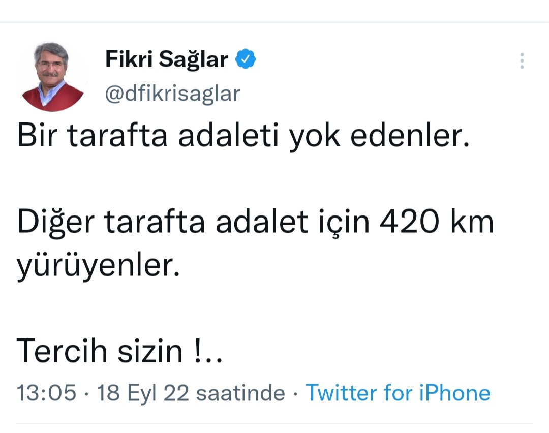 Tercih bizim bu yüzden 20 yıldır Reis diyoruz
Fikirsiz Fikri Kılıçdaroğlu Adalet için yürümedi,adaleti yok etmek için 420 km yürüdü
Vatana ihanet eden sözde gazetecileri vatanı daha iyi satsın diye başları boş bırakılsın diye  
düştü yollara😡#MilleteSoralımMı
#SayenizdeBatıyoruz