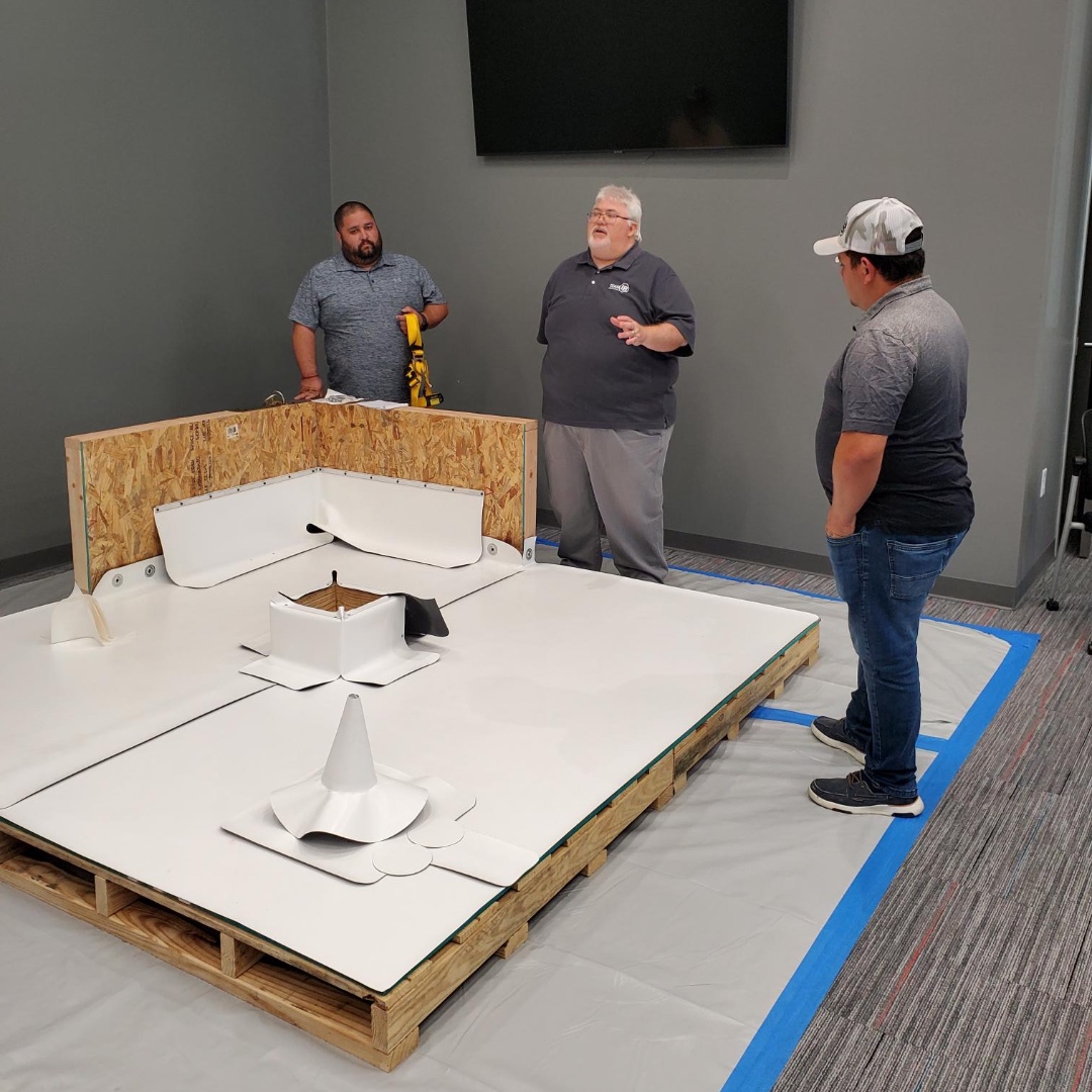 NRCAnews's tweet photo. Today we wrapped up the NRCA ProCertification® event hosted by NRCA member @IBRoof. A huge thank you to IB Roof Systems for hosting and helping to certify the roofing industry! To learn how your workers can become #ProCertified, visit https://t.co/NckFSynK6I! #myNRCA https://t.co/MwhbOxoJjE