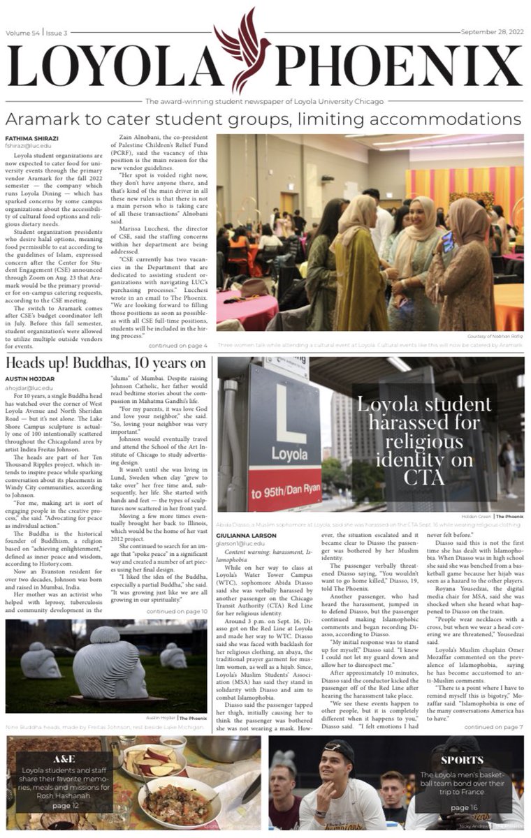 12 consecutive hours working in the newsroom followed by five hours of sleep. 

<a href="/PhoenixLUC/">The Loyola Phoenix</a> Sept. 28 issue is in stands now.