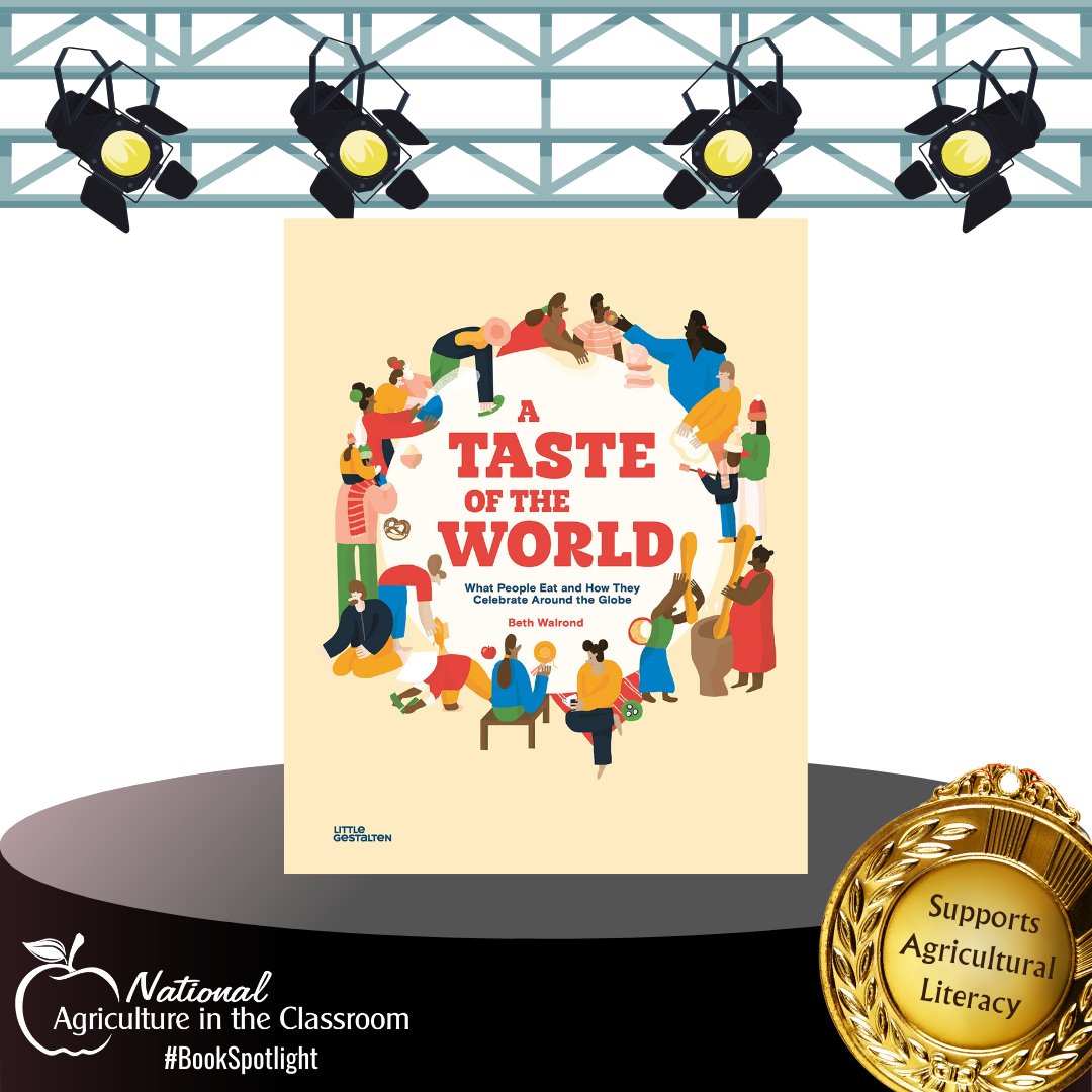 A Taste of the World travels across the globe uncovering different dishes, traditions, cultures, and festivals. It will give you an appetite to explore.

agclassroom.org/matrix/resourc…

#agliteracy #agclassroom #bookspotlight

#agclassroom #agliteracy #bookspotlight #agliteracybooks