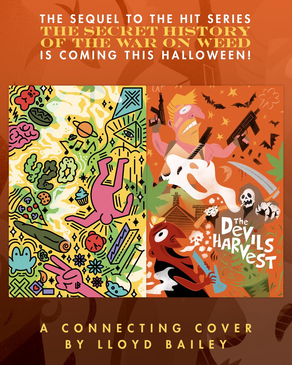 LloydBailey's tweet photo. Excited to share my new cover for @thatdudebooks and Comic Curiosities @ImageComics for @Koblish @thebrianposehn @GerryDuggan new series, #HalloweenParty
Preorder info coming soon.
#halloween #devilsharvest #imagecomics #indiecomics #jimflora https://t.co/MHaN7vyLEC