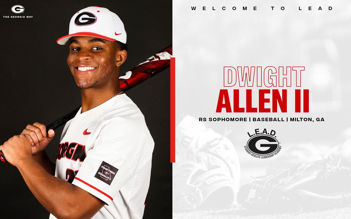 Our next Inductee in the Leadership Academy class of 2022 is Dwight Allen! Dwight is from Milton, Georgia, is majoring in Journalism from @UGAGrady and plays for @BaseballUGA! Welcome DA! @dwghtallen #LEADDawgs