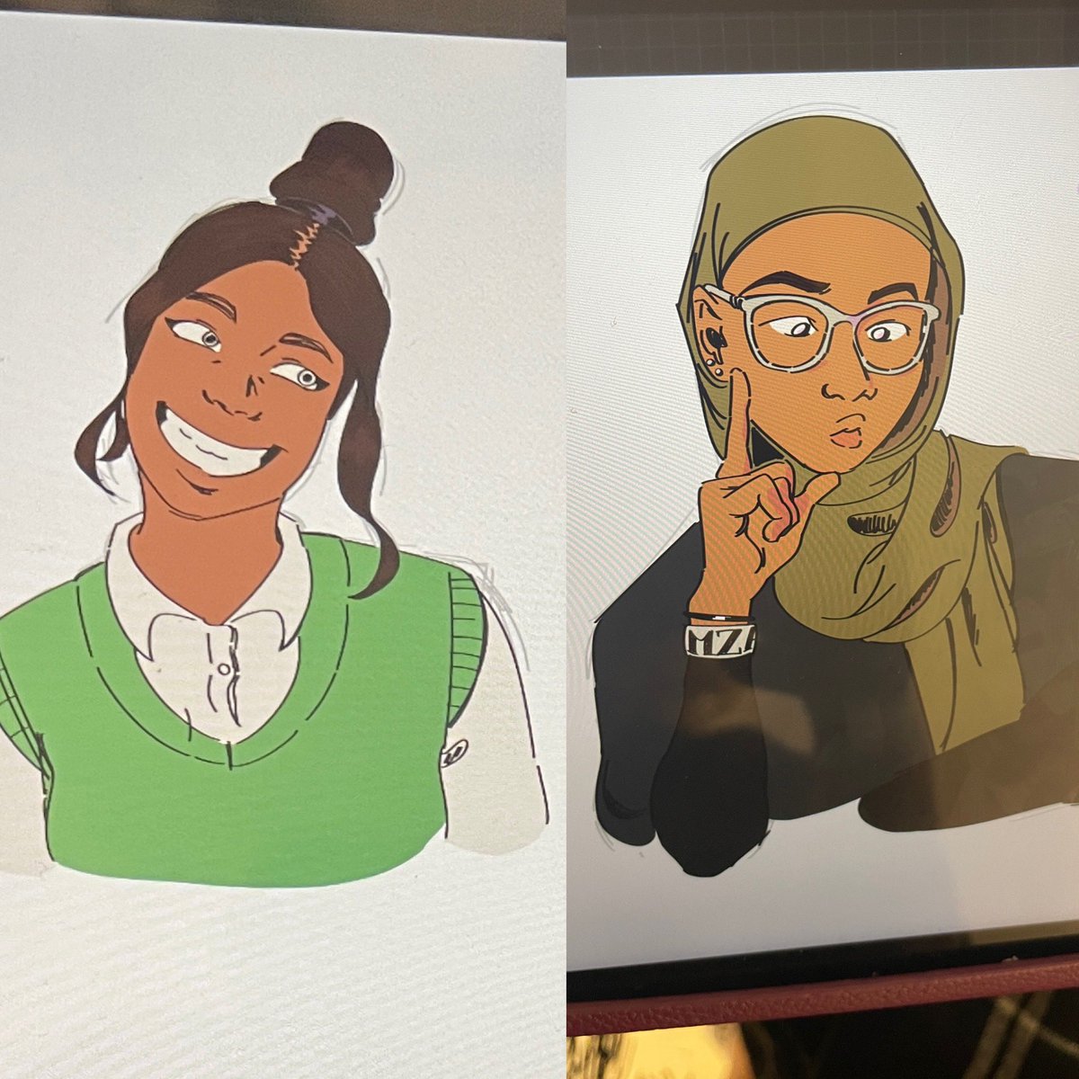 SLCI_LR3's tweet photo. Happy Wednesday @newtonbrook_ss from the #NSSYearbook23 and #NSSCommTech classes @msrgriffith @TDSB_CCEL @TDSB_EL @tdsb @LC2_TDSB #digitalportrait #selfportrait #globalcompetencies https://t.co/9z3dcgREXy
