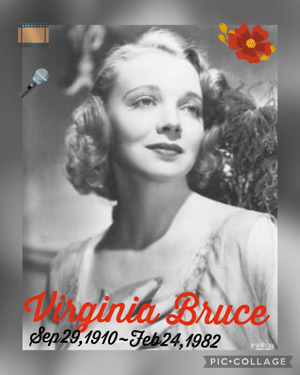 Happy Birthday 🌹🎞🎤#VirginiaBruce