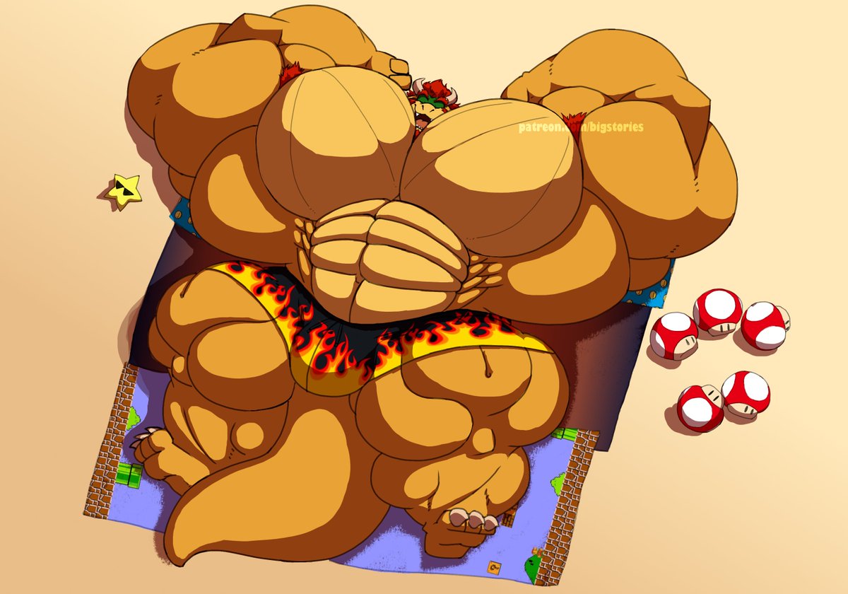 RenLoaf's tweet image. Bowser finally catches up to Peach and Mario, only to win the day, bigger and better than ever! A break is very well deserved at this point- especially when the view is this good. Here's our complete August offering, folks- check out what we've got this month in the links below!