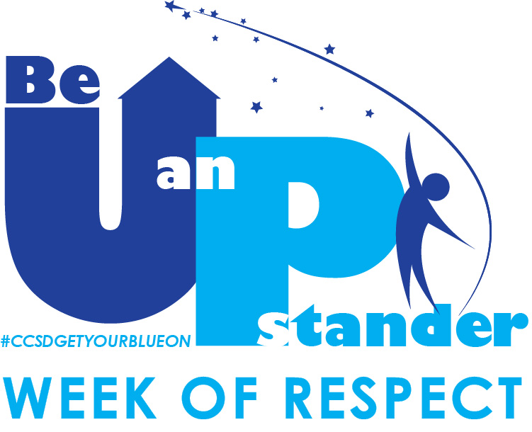 ClarkCountySch's tweet photo. Week of Respect 💙 starts October 3 - 7, 2022. CCSD’s “Week of Respect” theme is “Be an Upstander.” Schools across CCSD will participate in activities every day to emphasize a safe and respectful learning environment. Get ready CCSD! #CCSDWeekofRespect #CCSDGetYourBlueOn https://t.co/KjrYTDxOHA