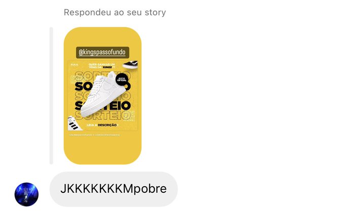 n da nem p participar de sorteio mais KKKKKKKKKKKKKKKKKKKKKKKK https://t.co/SBXj3d5c0G