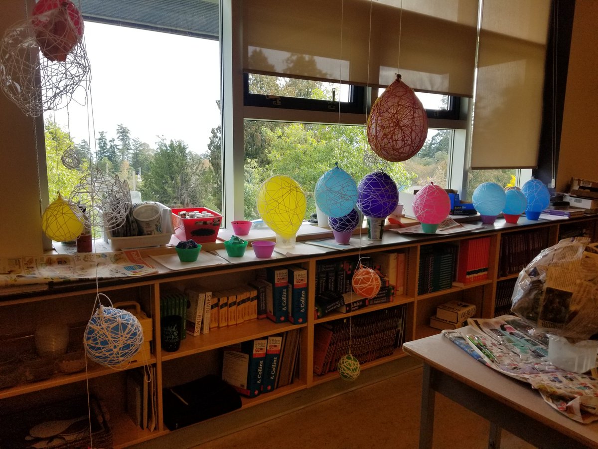 Nothing like a hands on activity to activate the imagination 🌌 A messy take on a classic (solar system models with planets to scale) <a href="/SD62_Sooke/">Sooke School District</a>