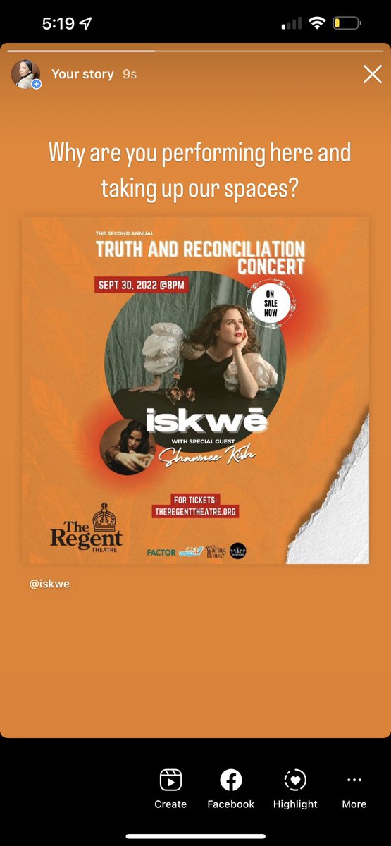 LisaMuswagon's tweet photo. @iskwe why are you performing here and taking up our spaces? You are not indigenous or belong to a Métis nation. Who claims you? How are you an ally? I’m sick of this #fakenative #pretindian #culturethief https://t.co/M9FCuZUoAv