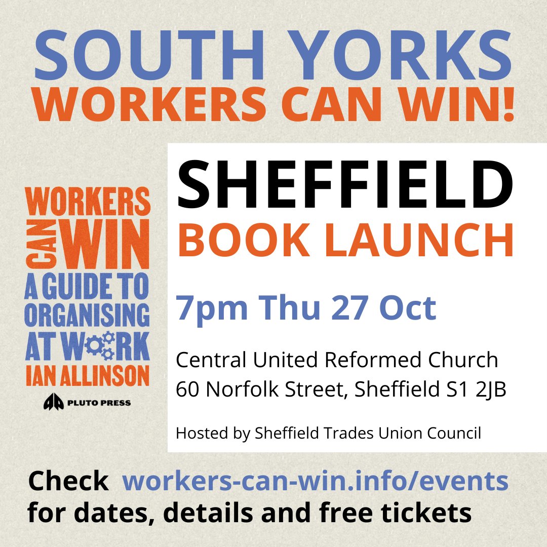 workers_can_win's tweet photo. Thanks to @council_trades for hosting the #Sheffield book launch, the latest to be added to the list. #Blackburn tomorrow and #Birmingham on Sunday. See https://t.co/DEaGjUczxn for details. https://t.co/fAjLOvpxCn