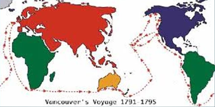 MCameronAsh's tweet photo. OTD in 1791, at today’s city of #Albany in #WesternAustralia, Captain #GeorgeVancouver made a #possessionclaim of southwest Australia for Britain. After 17 days exploring #KingGeorgeSound, he continued eastward (south around #Tasmania) to #NootkaSound on America’s #Pacific coast. https://t.co/7JPFuB2sum