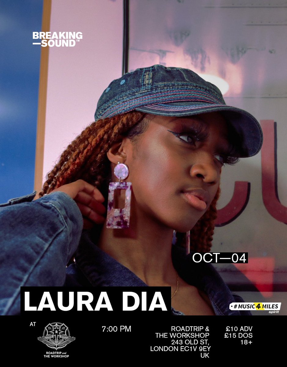 lauradiaforever's tweet image. Got a live show in London on Tuesday!! ‼️✨🤍 
You should come 🥰 link is in my bio. 
#breakingsound #livemusiclondon #london