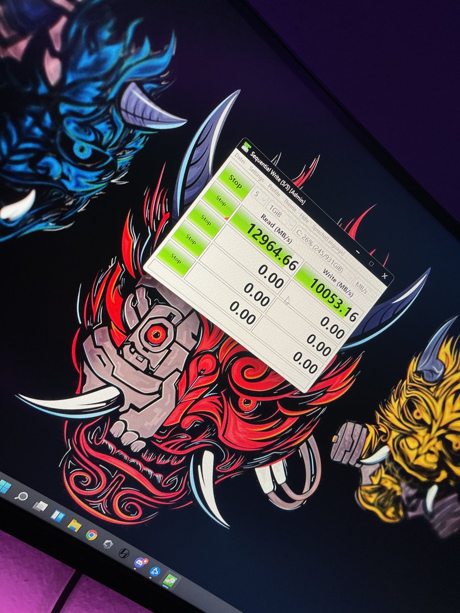 technika_builds's tweet photo. Neues Projekt: Ohaaa 🔥🤯🔥 … das nenne ich mal Speed 🤩 #nvme #nvmegen4 #nvmeraid #intelstorage #intel #intelraid @Intel_DE https://t.co/rYLSWQFrRM