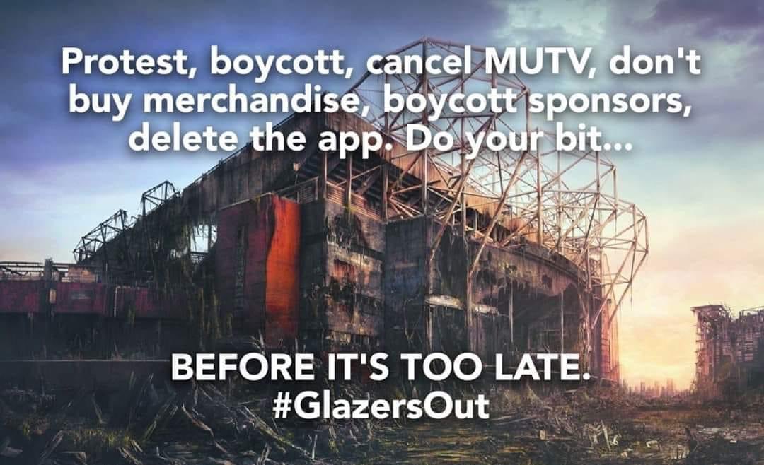 Do you part and get involved to help rid the club of the Parasites. 🔴⚪⚫

#GlazersOut #WoodWardOut #SaveOurClub #MUFC