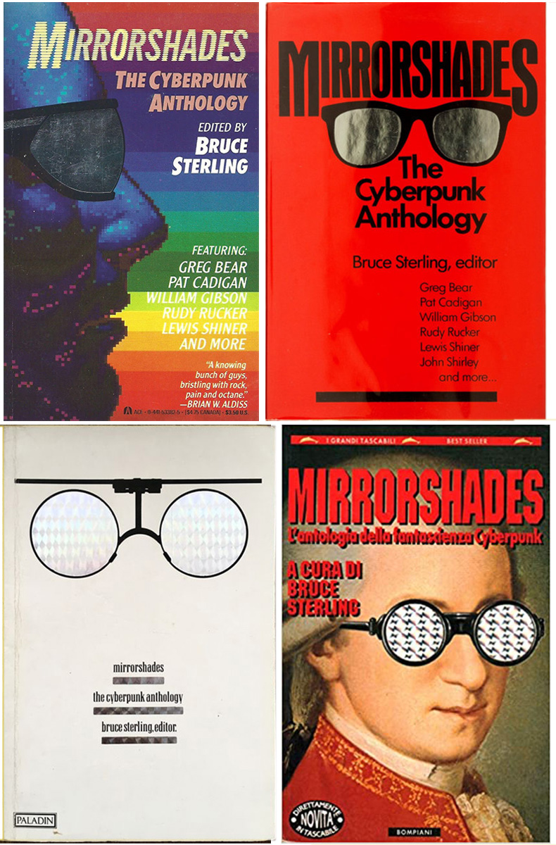 rudytheelder's tweet photo. Read MIRRORSHADES for free online! I pirated a pirate edition of Bruce Sterling's epochal cyberpunk anthology of 1986...and made a webpage out of it. https://t.co/cJXIHXKgLR https://t.co/gdRqVEVyFD