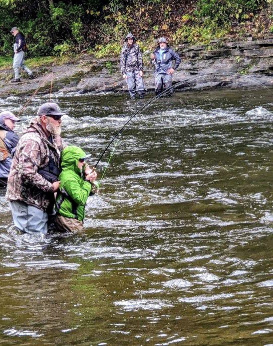 The Salmon River is having a huge push right now. #SalmonRiver #patternbrandltd