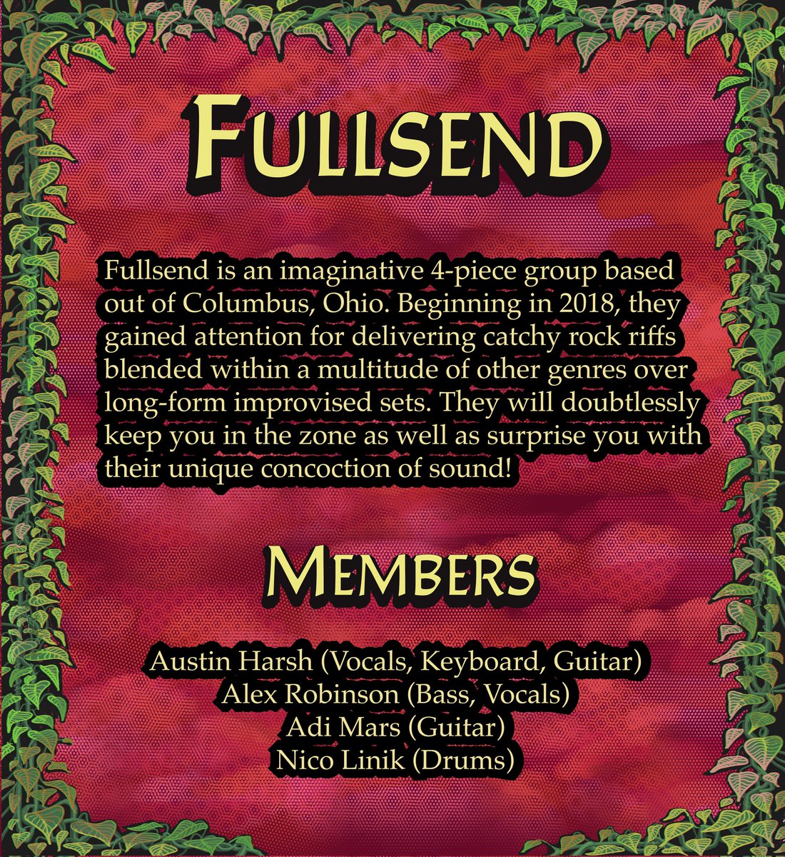 homesteadfesty's tweet photo. Artist Spotlight💡 Fullsend is ready to monkey around for 2 sets with y'all at Homestead 🐒
@fullsendband
$50 Presale Tix Available until Thursday night at midnight! Tickets $60 Friday.
Presales: https://t.co/iwc6gJRqaS
#fullsendband #homesteadmusicfest #hoothoot
@BootzillaRecs https://t.co/TGpGSUsvFF