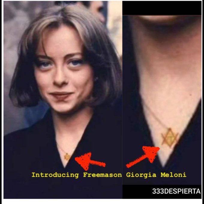 All you hear is she is far right on the news. Italy just put a Freemason in power.