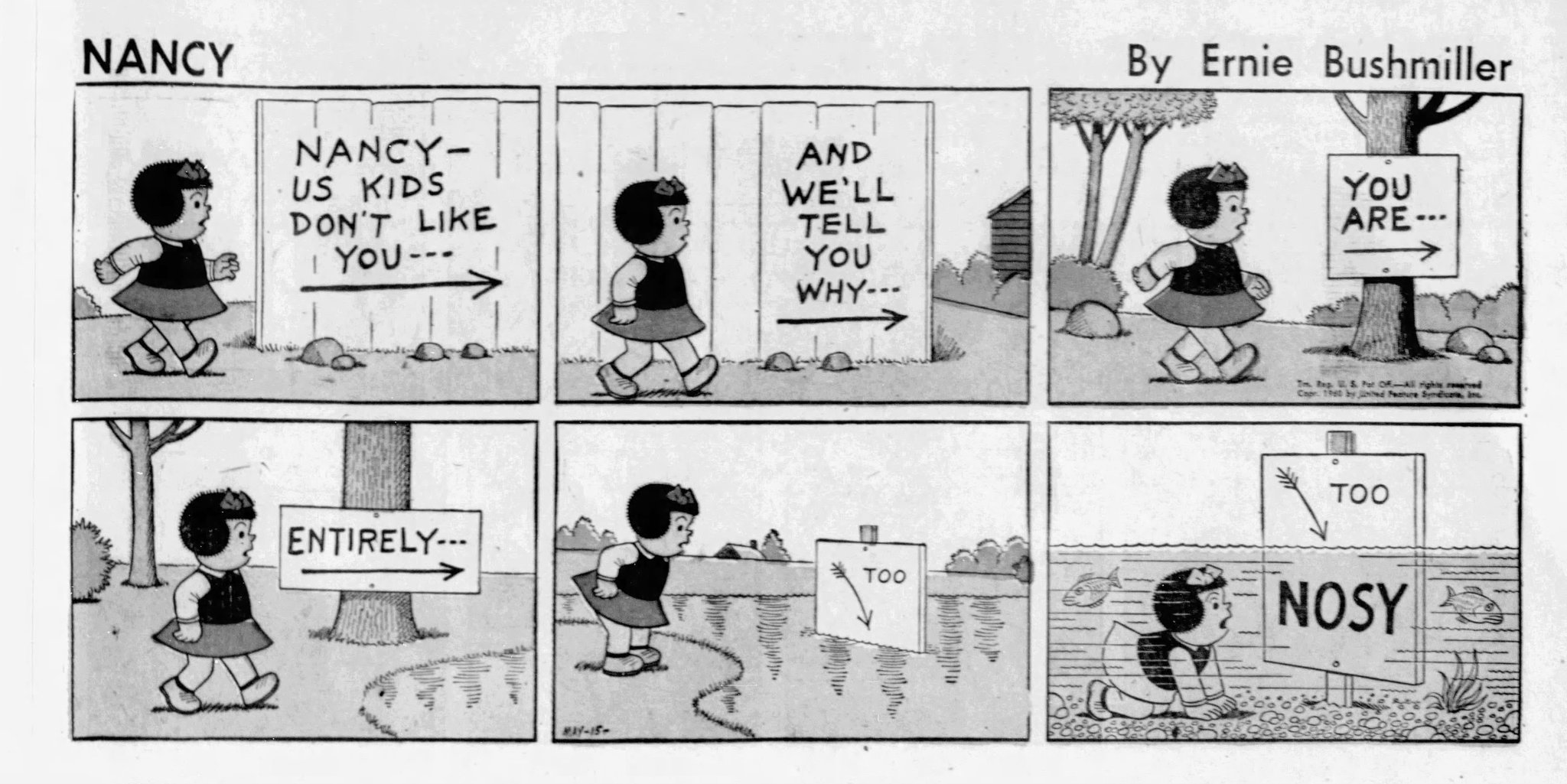 Nancy Comics by Ernie Bushmiller on Twitter: 