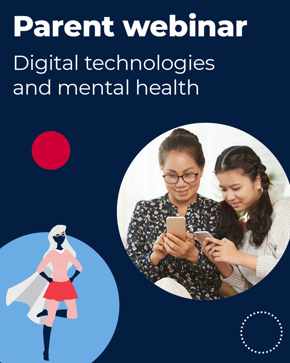 Worried about the impact of technology on your child’s mental wellbeing? 🖥️🖱️

Visit our Cybermarvel site at edu.nsw.link/cyberparents and register for one of the three upcoming Digital Technologies and Mental Health parent webinars.
