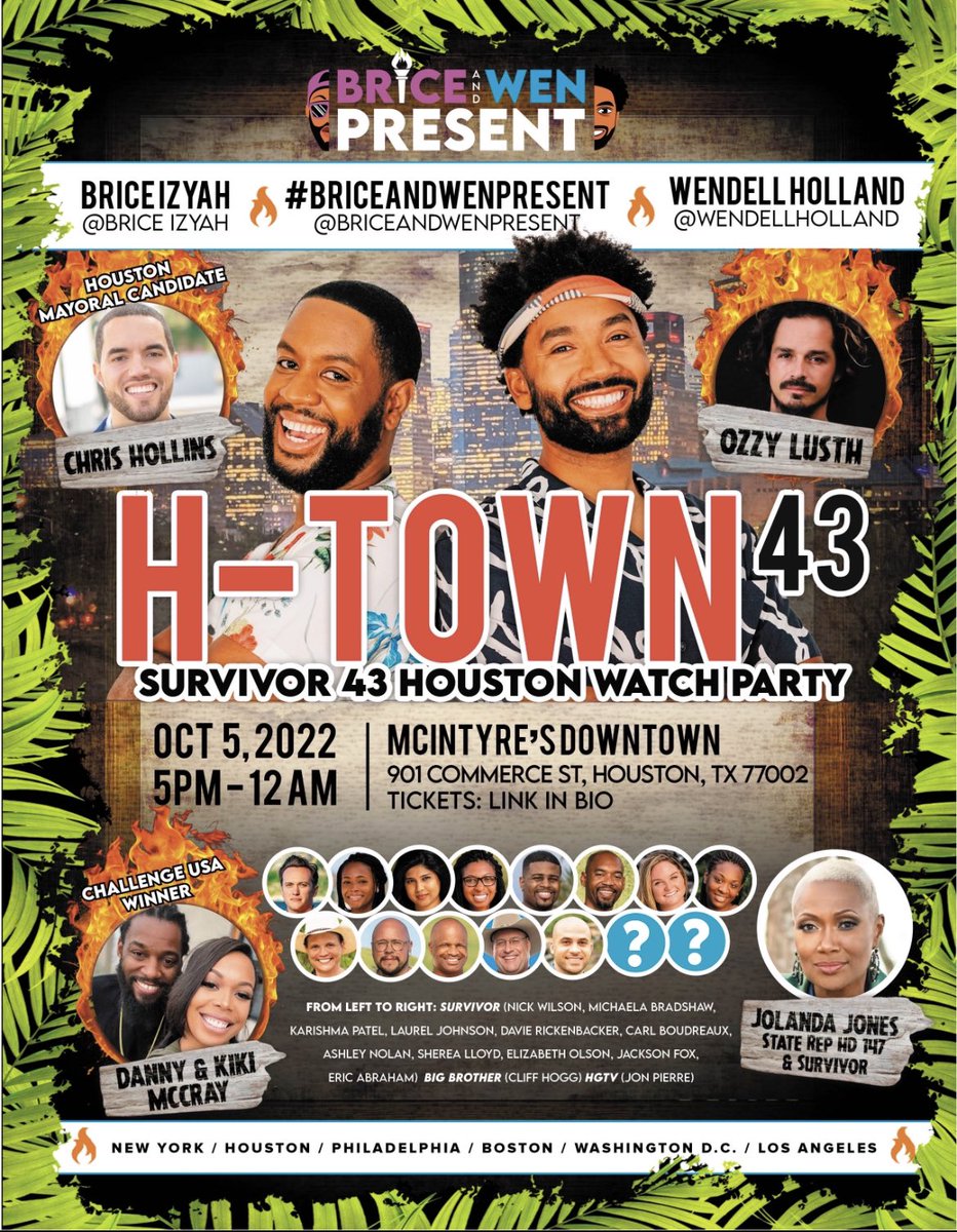 wendellholland's tweet photo. We’ve added a couple more friends to our Houston lineup!! Andddd we have some awesome surprise guests, anddddd the list keeps growing!! 

Houston, we’ll see you next week!!

For last minute tix, click the link! 👇🏿👇🏿

https://t.co/8m7ApIv4YE https://t.co/qwJFlfbCYM