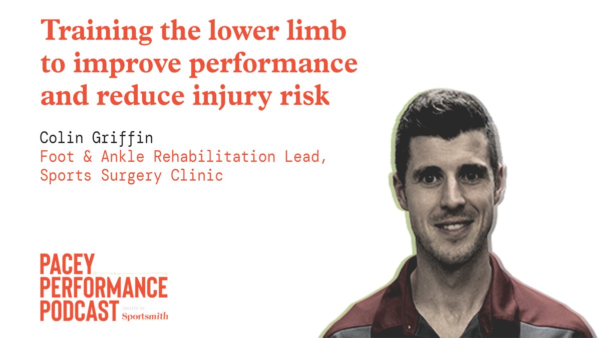 Sportsmith (@sportsmithhq) on Twitter photo This week on the Pacey Performance Podcast
<a href="/colingriffin/">Colin Griffin</a> talks...
⢠Reasons for the ⬠in team sport calf injuries
⢠Assessing & developing calf strength
⢠Reasons for isolated foot strength work
⢠Reactive strength during RTP
⢠Isometric calf monitoring
Listen via linkš This week on the Pacey Performance Podcast
<a href="/colingriffin/">Colin Griffin</a> talks...
⢠Reasons for the ⬠in team sport calf injuries
⢠Assessing & developing calf strength
⢠Reasons for isolated foot strength work
⢠Reactive strength during RTP
⢠Isometric calf monitoring
Listen via linkš
