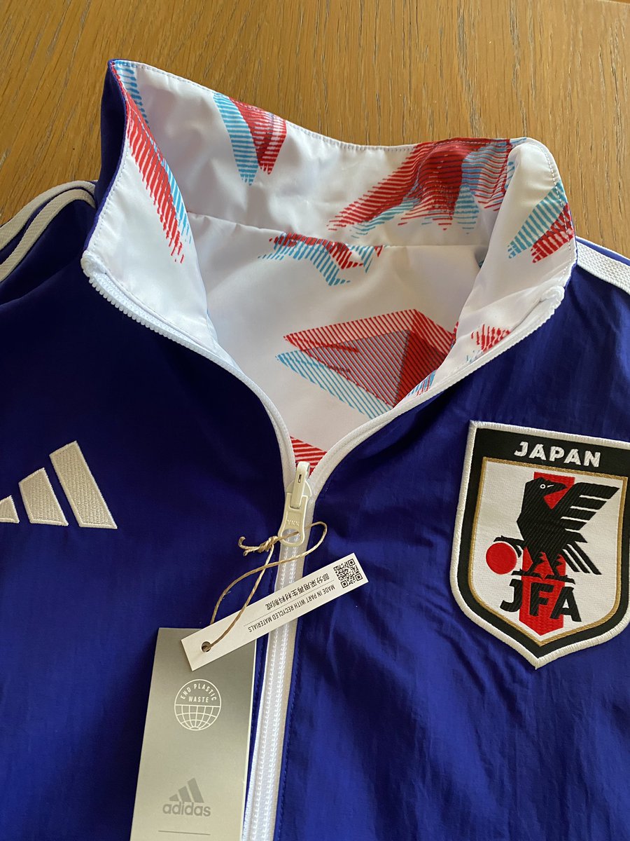 Japan “anthem / presentation” reversible jacket, Adidas 2022. Some