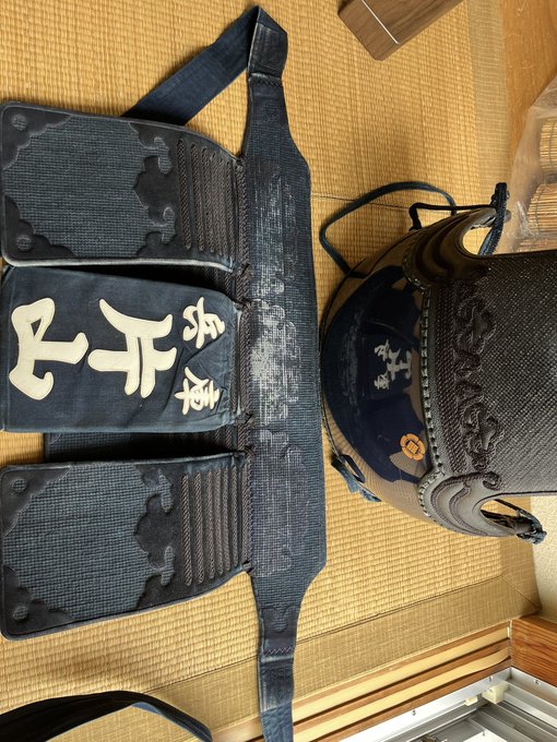 関東に戻る前に防具の点検。カビてなかったし、面の形も崩れてなかった…よかった…向こうでする場所と時間を確保出来れば防具も持って行きたい…あーー剣道したい! 